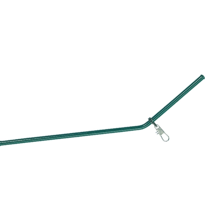 RURKA ANTYSPLĄTANIOWA ZIELONA WYGIETA 16CM
